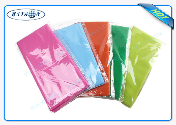 50 Gram Thickness Individul Packing TNT Non Woven Tablecloth With Multi Color For Restaurant