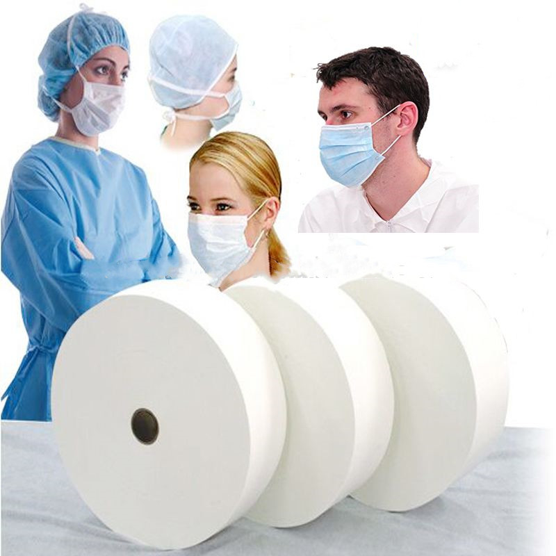 Blue Color Hydrophobic SMMS Non Woven Fabric For Hospital Medical Gown